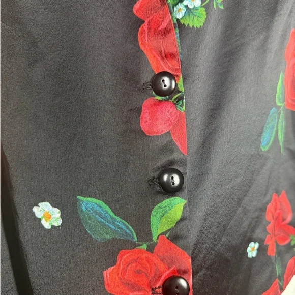 Lisa Says Gah Floral Rose SET Size Small - Picture 13 of 16